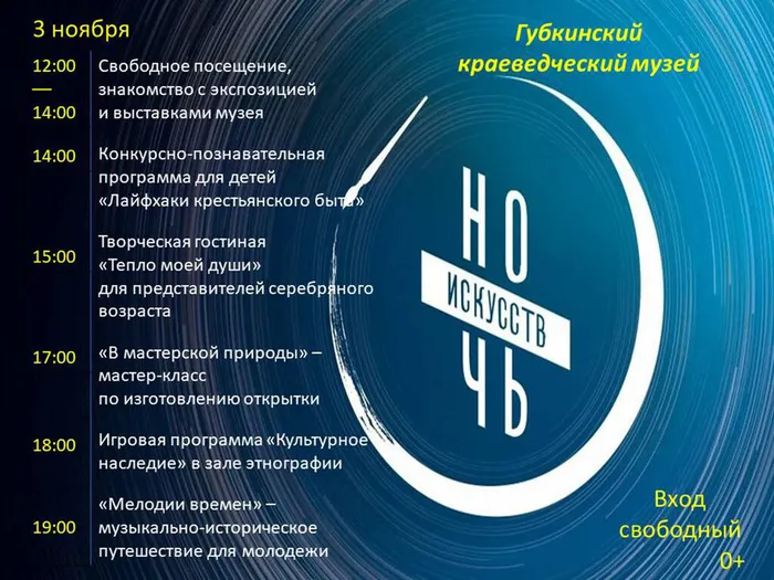 Афиша ночь 2025
